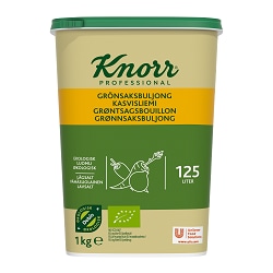 Knorr Økologisk Grønnsaksbuljong Lavsalt 125L
